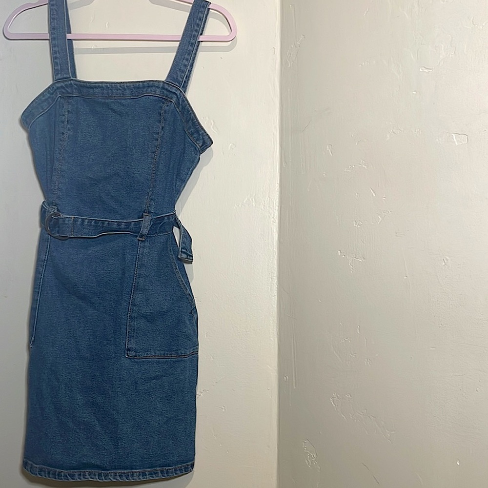 Blue Denim Dress 🦋
